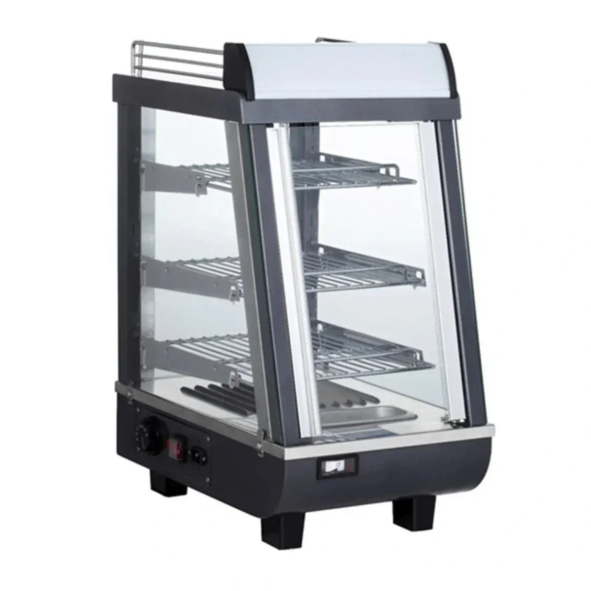BakeMax  14" Titan Series Heated Warmer/Display Case, Countertop, 800 watts - BMTSC14