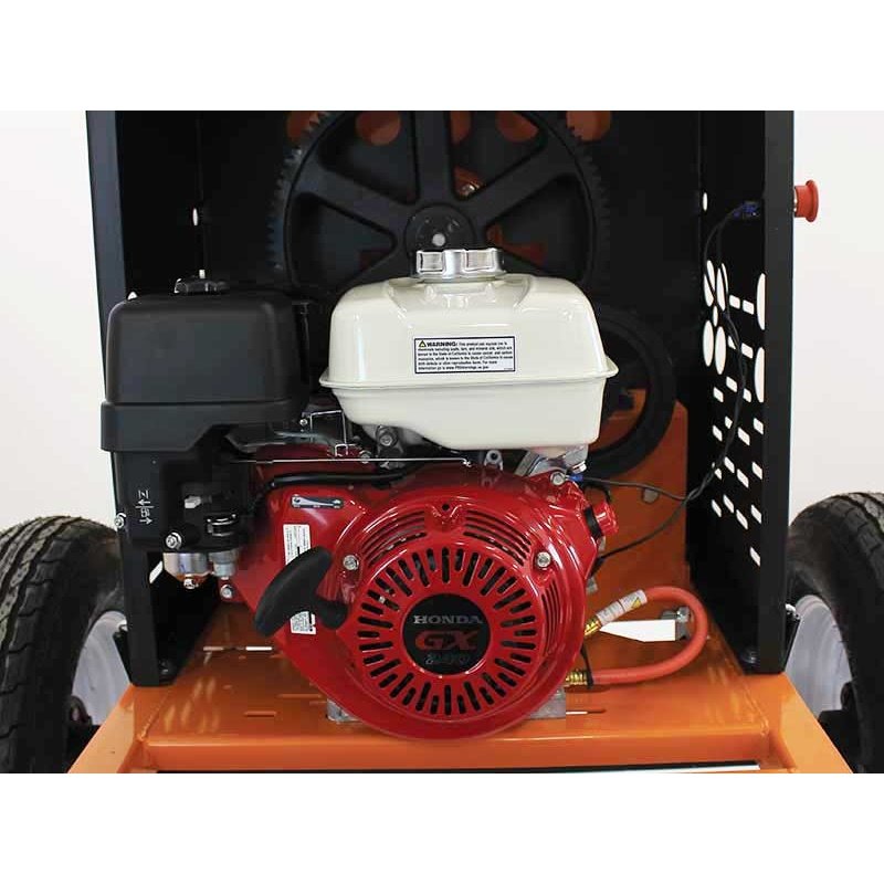 BravePro™ 6 Cubic Foot Poly Drum Mortar Mixer w/ Honda® GX240 Engine (BRPMM206H)