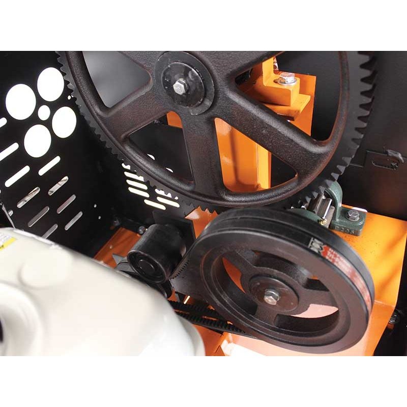 BravePro™ 8 Cubic Foot Poly Drum Mortar Mixer w/ Honda® GX240 Engine (BRPMM208H)