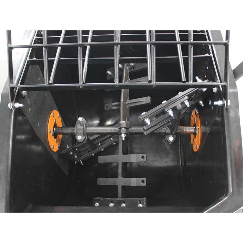 BravePro™ 6 Cubic Foot Poly Drum Mortar Mixer w/ Honda® GX240 Engine (BRPMM206H)