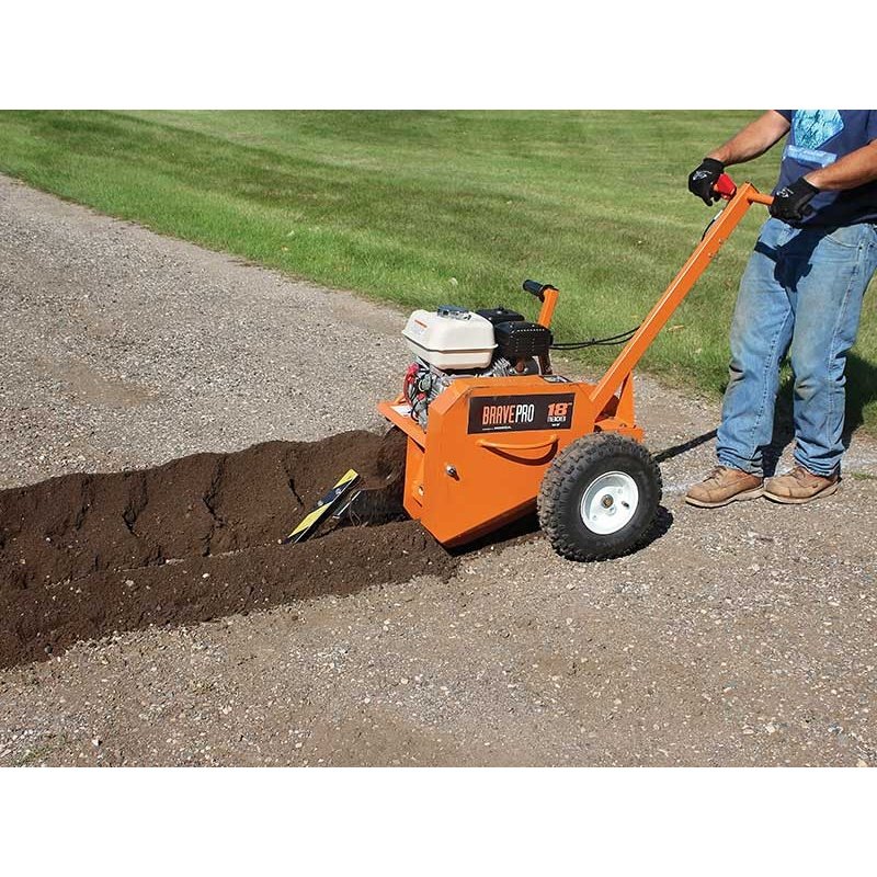 Brave Pro Trencher 18-In. Shark Chain GX160 (BRPT18)