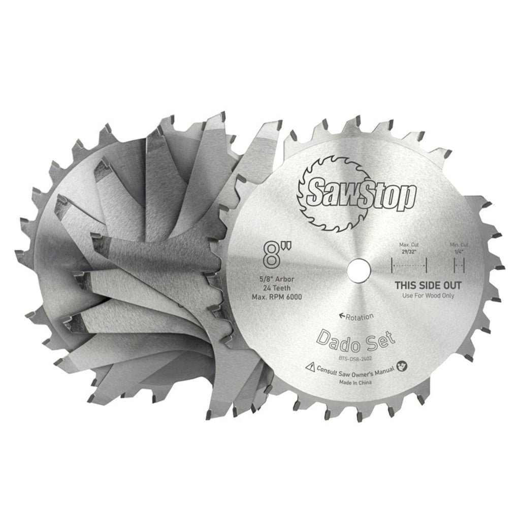 SawStop 8" Dado Set Kit - BTS-DS8-2402
