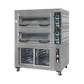 BakeMax  55" Double Deck Electric Oven, Accommodates (4) 18" X 26" Pans, 220/60/3 - BMDDD02