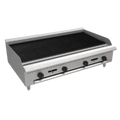 BakeMax  48" Countertop Natural Gas Charbroiler w/ Manual Controls, 120,000 BTU  BACGG48-8