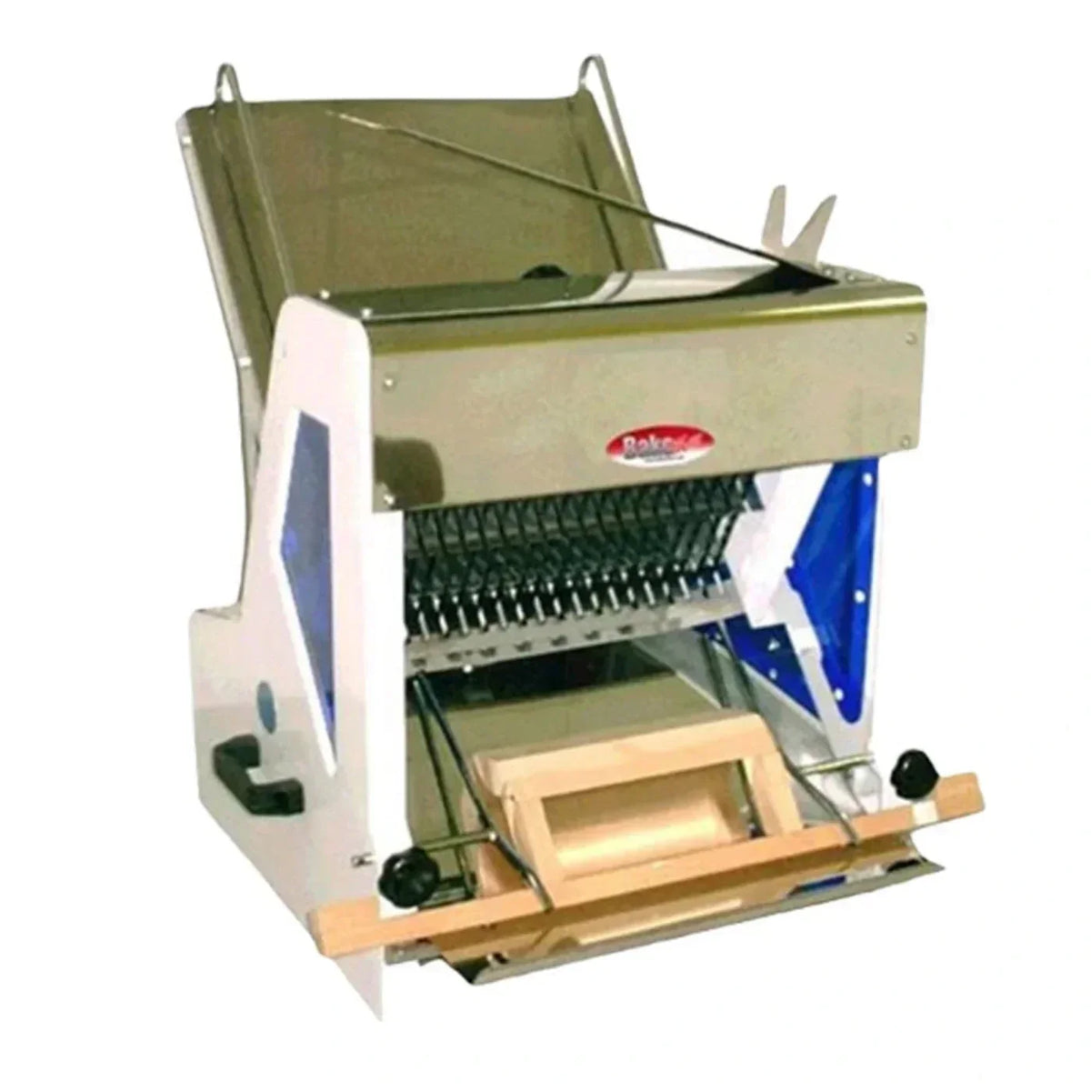 BakeMax 30" Gravity Feed Bread Slicer, Countertop 15" Max Loaf Length - BMGF001-1