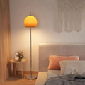 Bauhaus Retro Orange Mushroom Floor Lamp