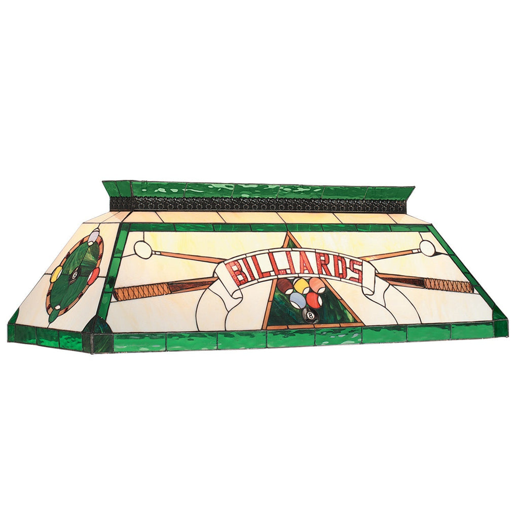 RAM Game Room 44″ Tiffany Billiard Light-Green CF BILLIARD GRN