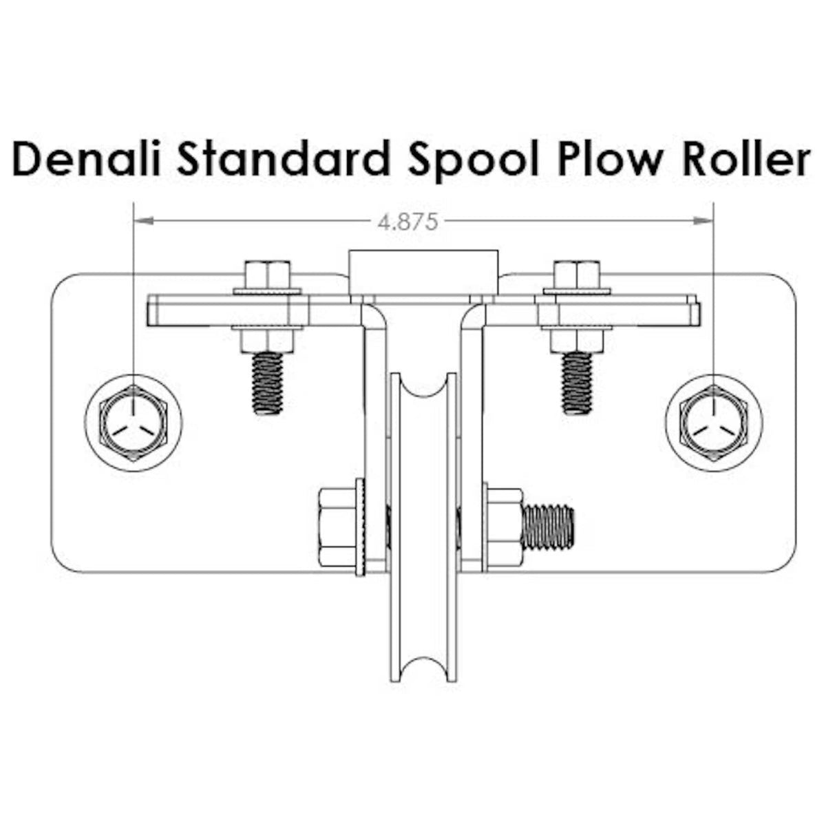 MotoAlliance Denali ATV 60" Universal Snow Plow Kit New - UP60STBK