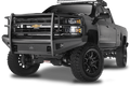 Fab Fours CH08-Q2060-1 Chevy Silverado 2500/3500 2007.5-2010 Black Steel Elite Front Bumper with Full Guard