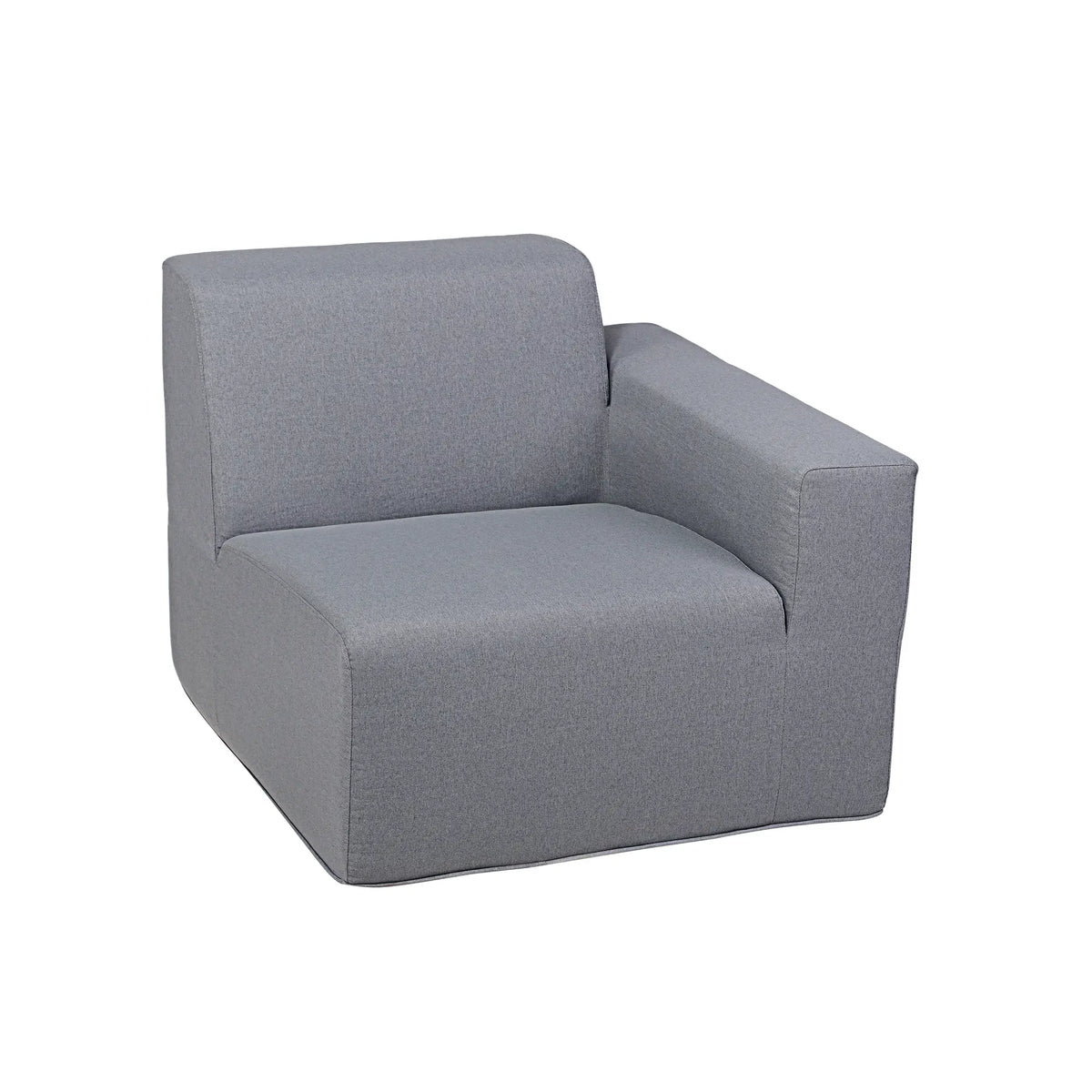 Deko Living 2 Piece Seating Gray Compressed Foam Sectional Sofa  - CIF50017SET