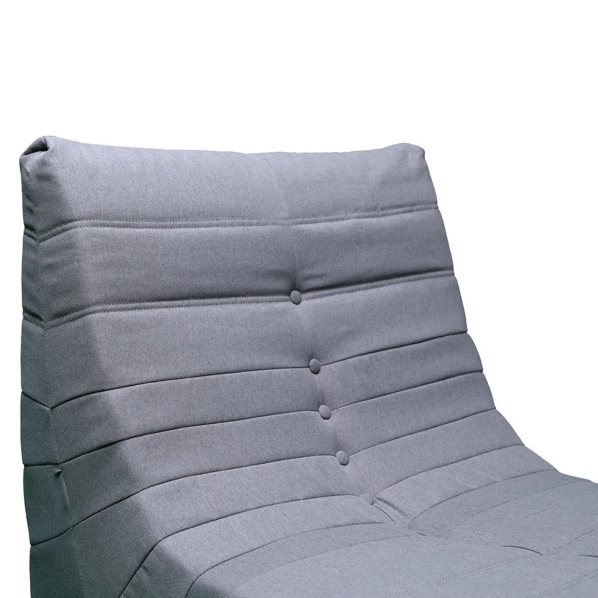 Deko Living 5 Piece Gray Compressed Foam Loveseat Sofa Chairs and Table Set  - CIF50019