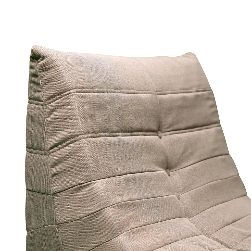 Deko Living 5 Piece Brown Compressed Foam Loveseat Sofa Chairs and Table Set  - CIF50119