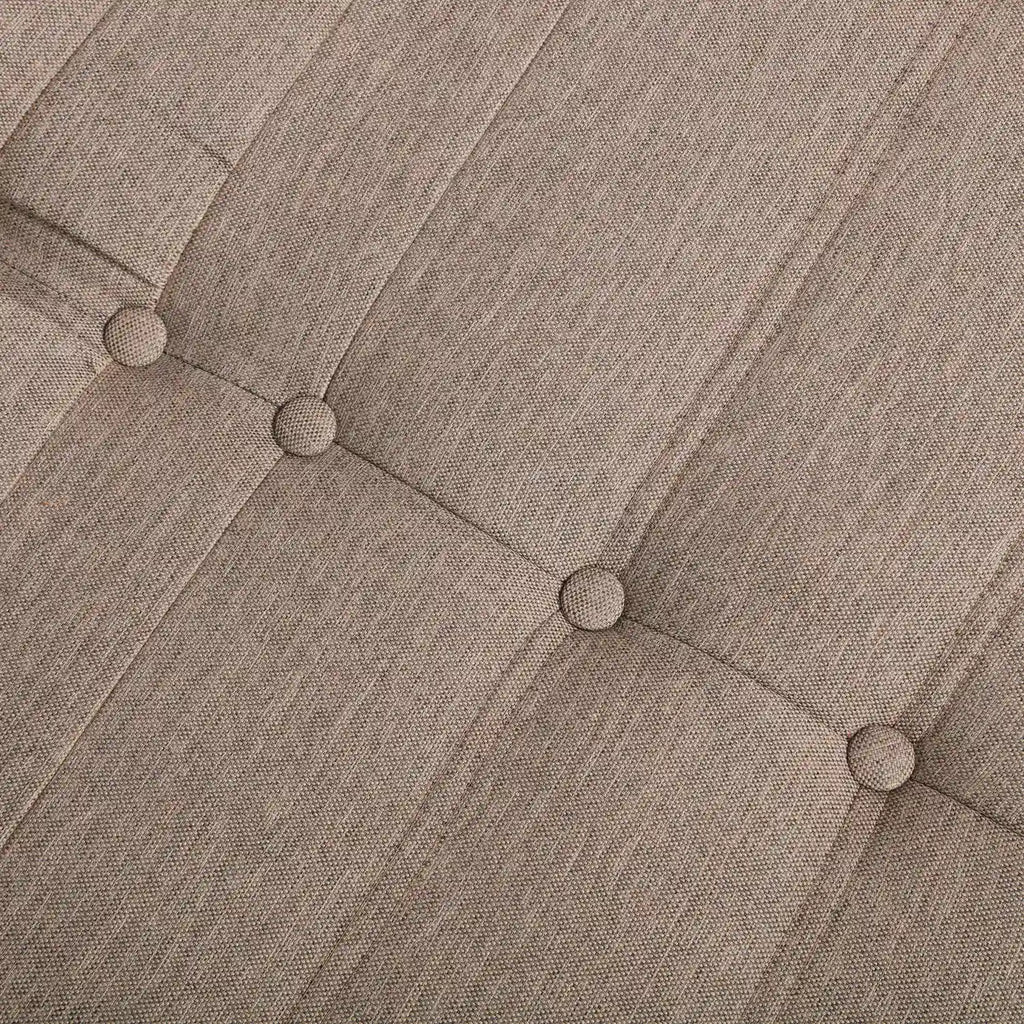 Deko Living 5 Piece Brown Compressed Foam Loveseat Sofa Chairs and Table Set  - CIF50119