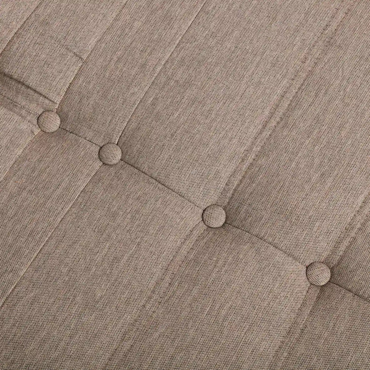 Deko Living 5 Piece Brown Compressed Foam Loveseat Sofa Chairs and Table Set  - CIF50119