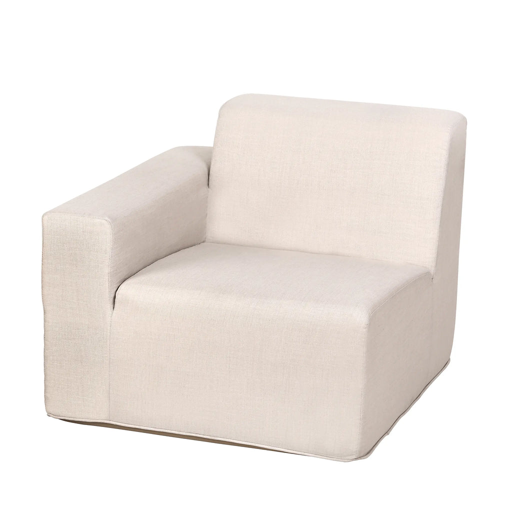 Deko Living 2 Piece Seating Beige Compressed Foam Sectional Sofa  - CIF50217SET