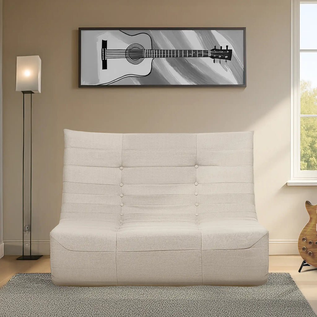 Deko Living Beige Compressed Foam Sofa  - CIF50219SOF