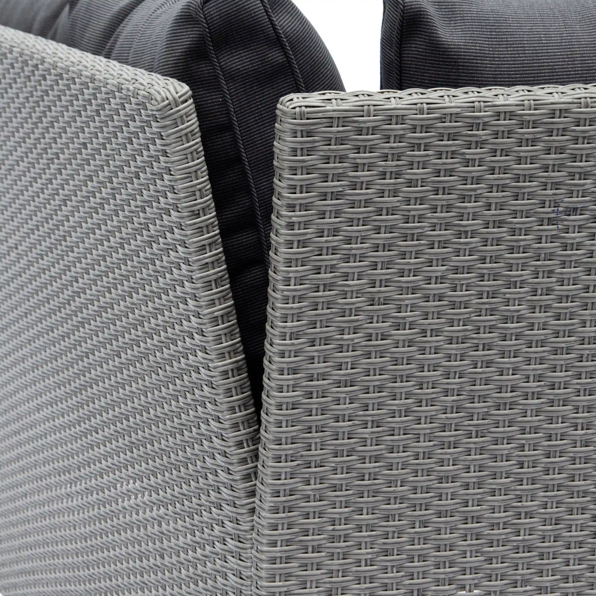 Deko Living Outdoor Wicker Patio Sectional Sofa & Ottoman Set with Table  - COP30006