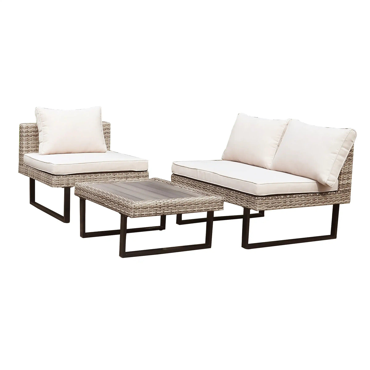 Deko Living Outdoor Corner Patio Sectional & Tables  - COP30008