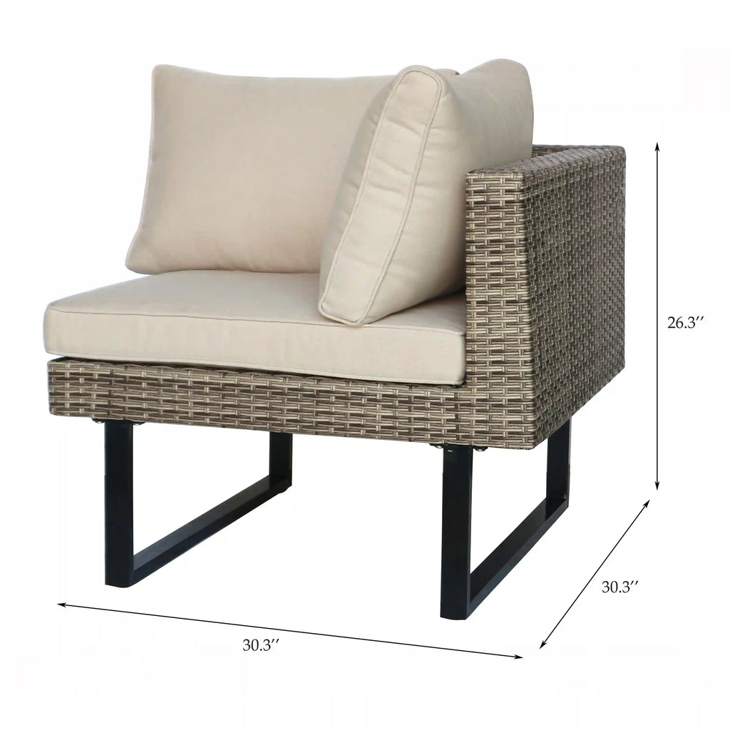 Deko Living Outdoor Corner Patio Sectional & Tables  - COP30008