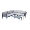 Deko Living 5 Piece Seating Outdoor Gray Sofa and Table Set  - COP30016