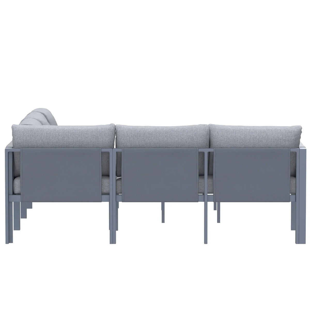 Deko Living 5 Piece Seating Outdoor Gray Sofa and Table Set  - COP30016