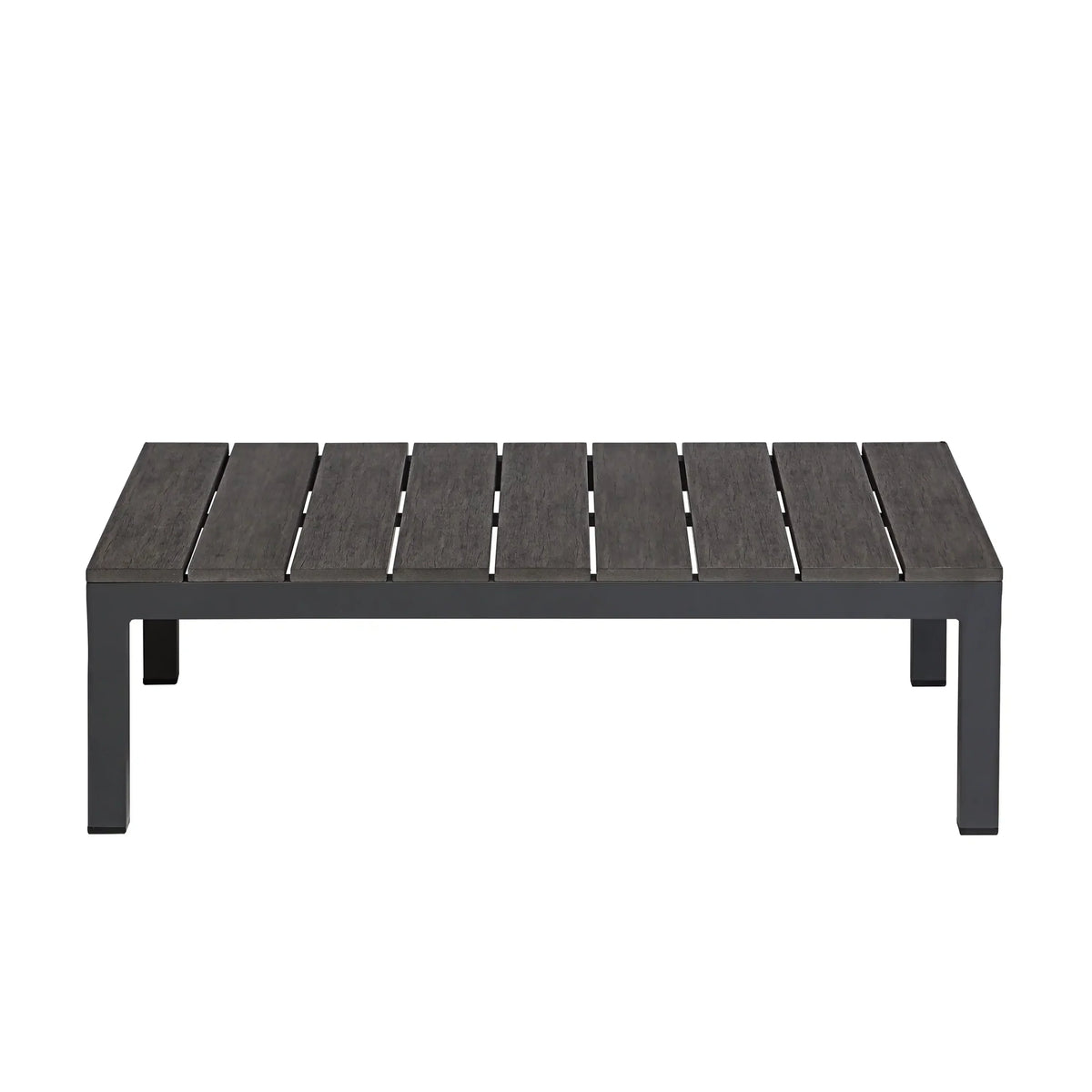 Deko Living 4 Piece Seating Gray Outdoor Compressed Foam Sectional Sofas and Ottoman Set  - COP30017