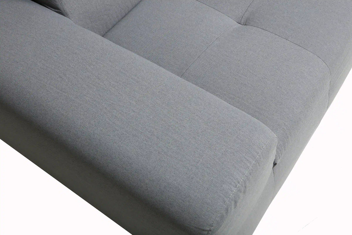 Deko Living 2 Piece Seating Gray Outdoor Compressed Foam Sectional Sofas  - COP30017SET