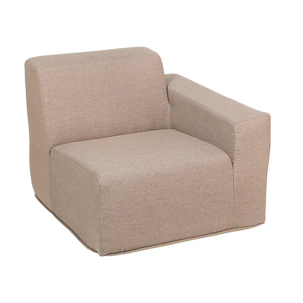 Deko Living 2 Piece Seating Brown Outdoor Compressed Foam Sectional Sofas  - COP30117SET