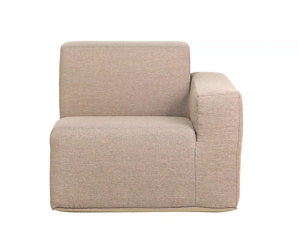 Deko Living 2 Piece Seating Brown Outdoor Compressed Foam Sectional Sofas  - COP30117SET
