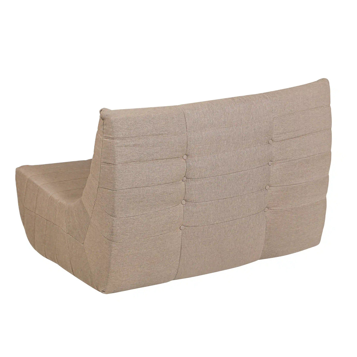 Deko Living 5 Piece Brown Outdoor Compressed Foam Loveseat Sofa Chairs and Table Set  - COP30119