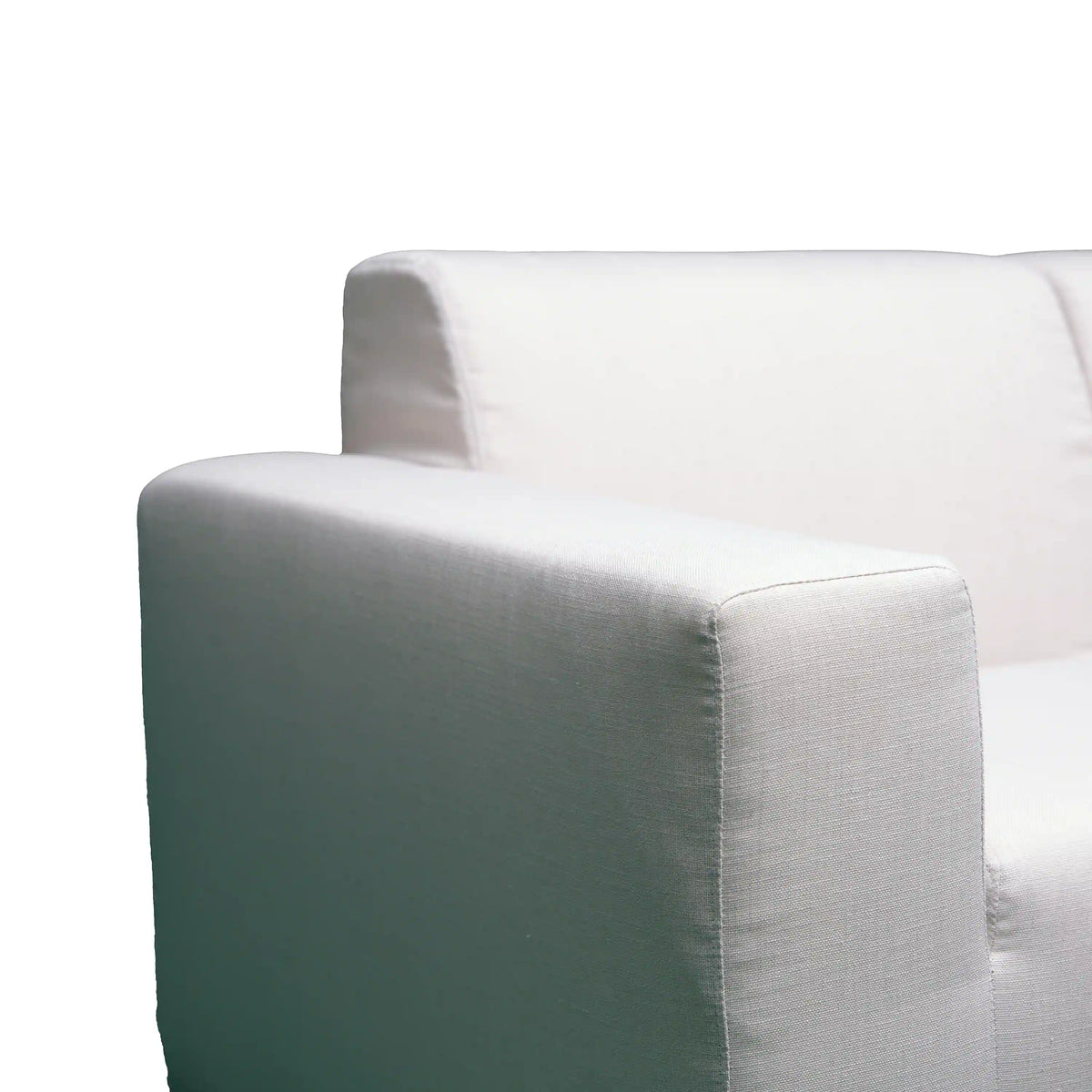 Deko Living 4 Piece Beige Outdoor Compressed Foam Sectional Sofa Lounger and Table Set  - COP30218