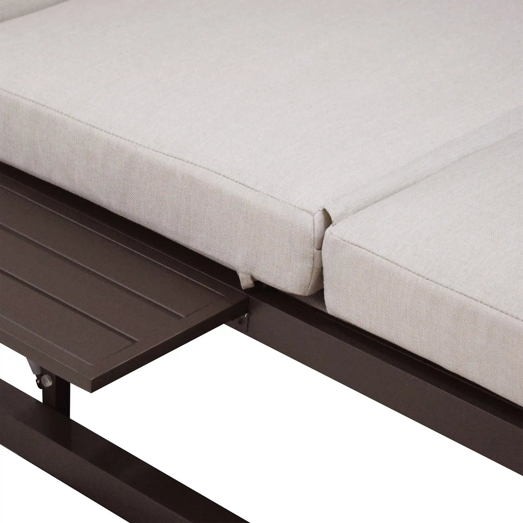 Deko Living Outdoor Biege Rectangular Patio Daybed  - COP30504CHPG