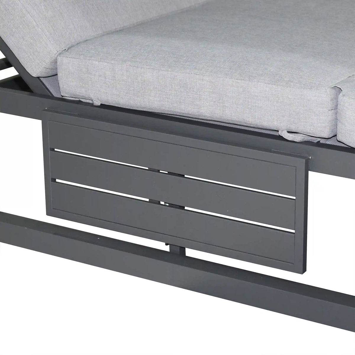 Deko Living Outdoor Gray Rectangular Patio Daybed  - COP30504DGRY