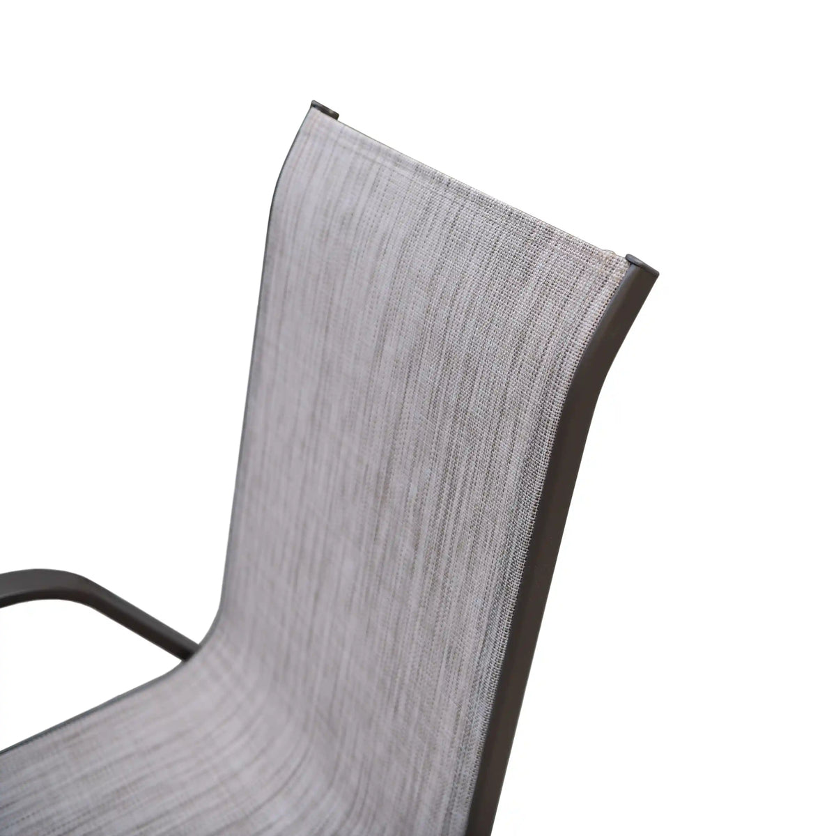 Deko Living 7 Piece Gray Outdoor Dining Chairs and Table Set  - COP30702BLK