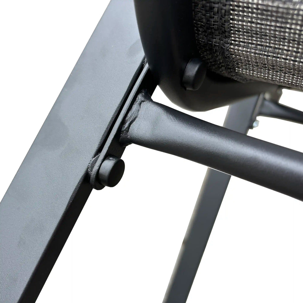 Deko Living 7 Piece Gray Outdoor Dining Chairs and Table Set  - COP30702BLK