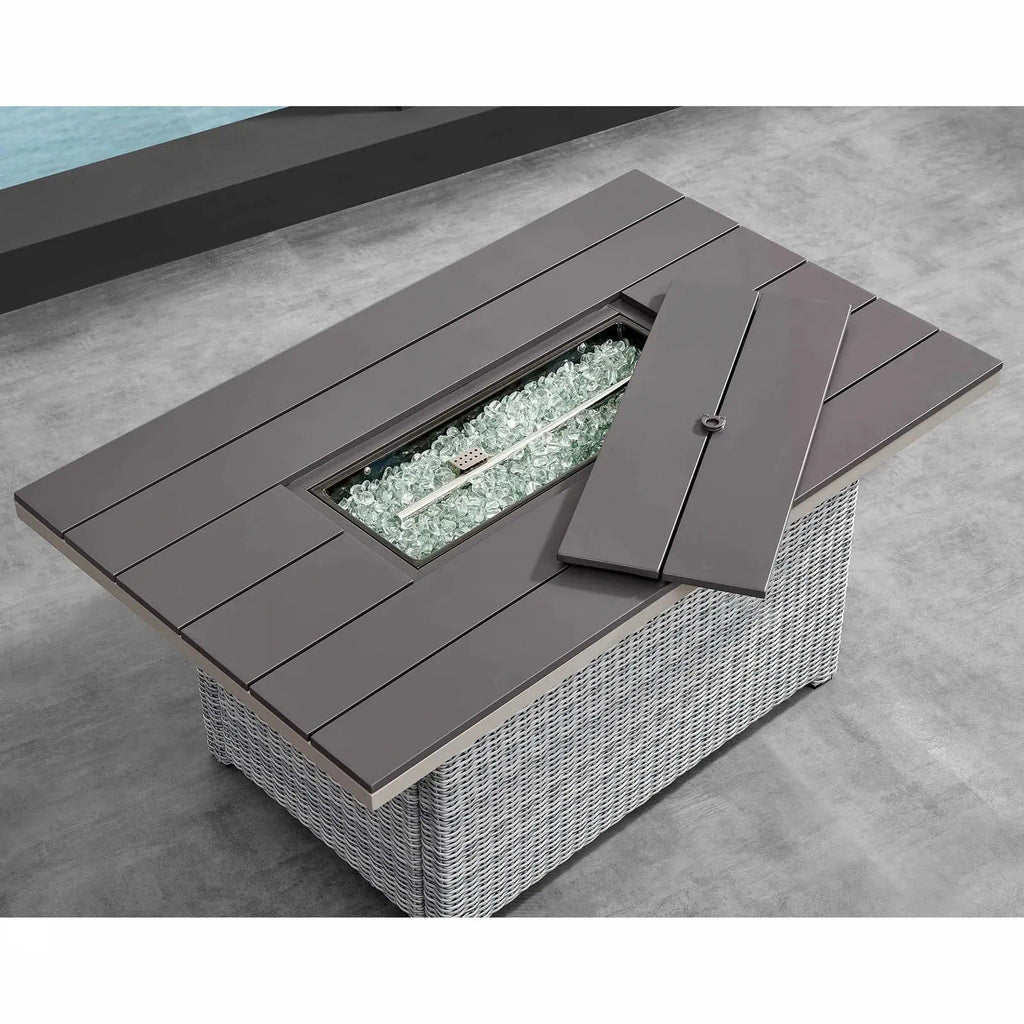 Deko Living Tricarico Outdoor Patio Set & Firepit  - COP30901