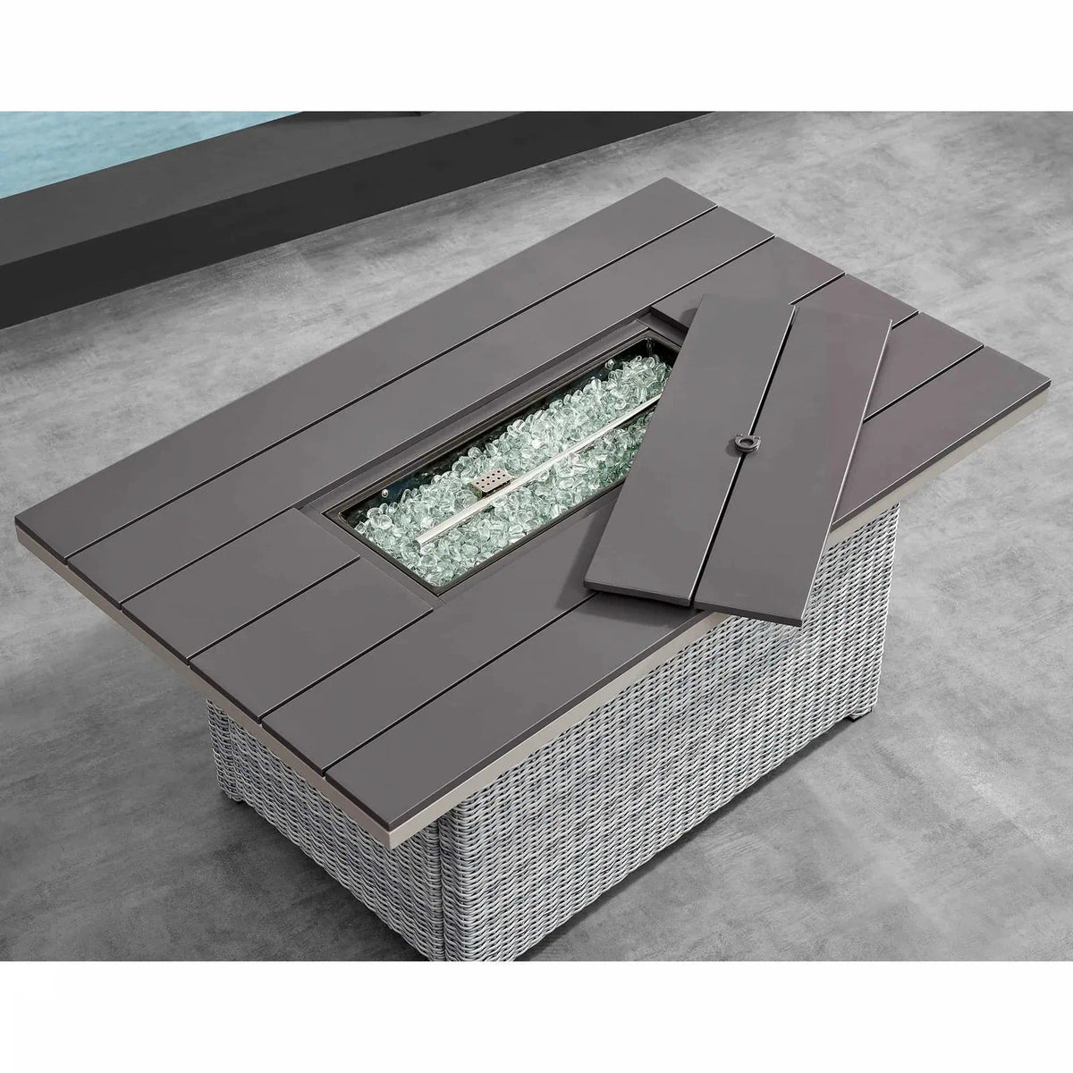 Deko Living Tricarico Outdoor Patio Set & Firepit  - COP30901