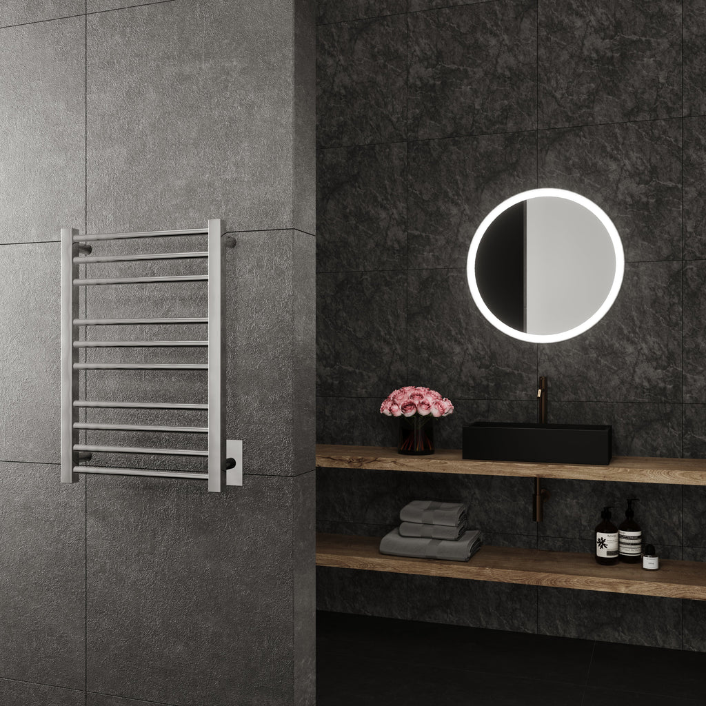 Paris Mirror Cronos Wall Mounted Electric Towel Warmer in Chrome - CRONCHR10