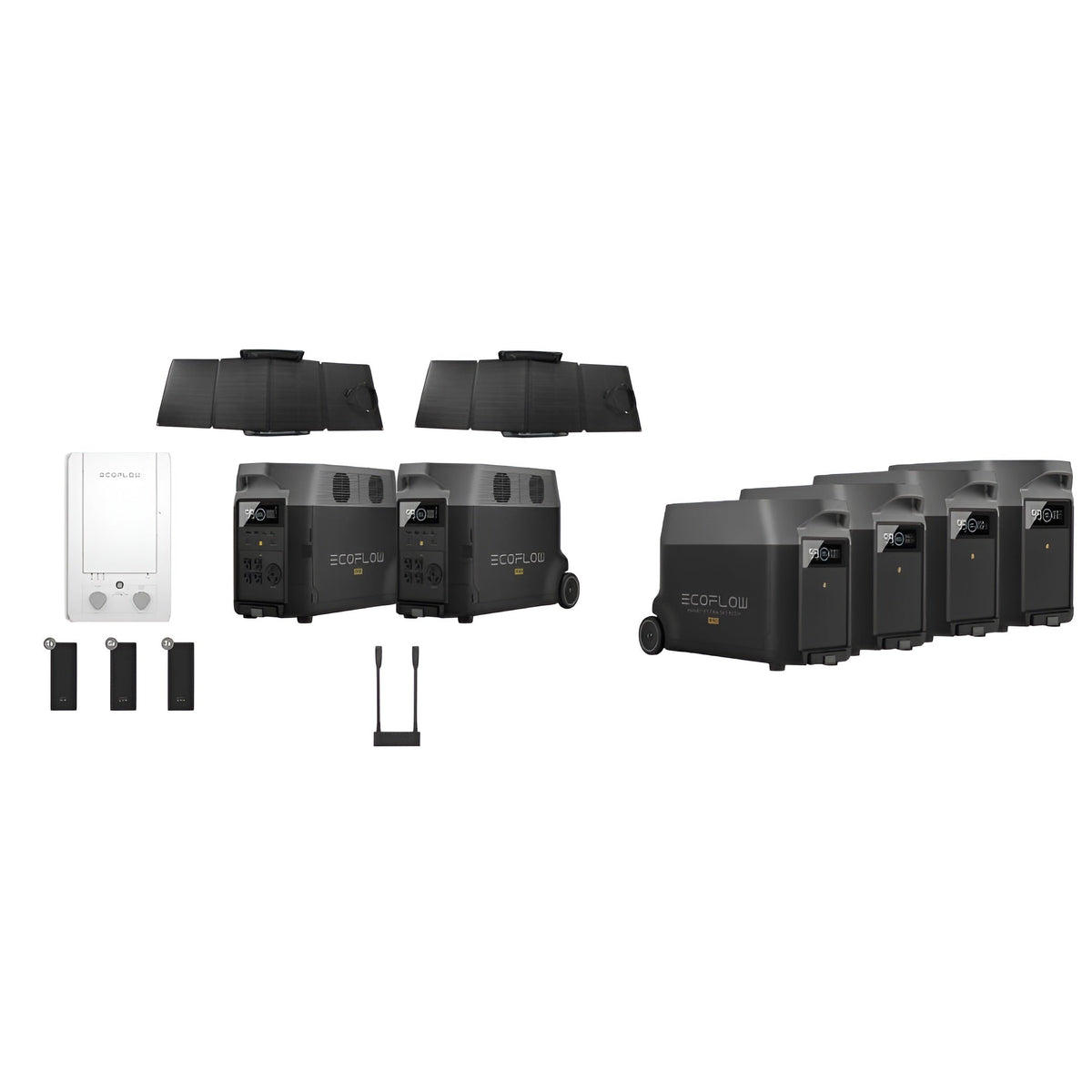 EcoFlow Smart Ecosystem: Special Bundle - 2xDELTAPro-160W-US_DELTAProPR-US_DELTAProBC-US-RM