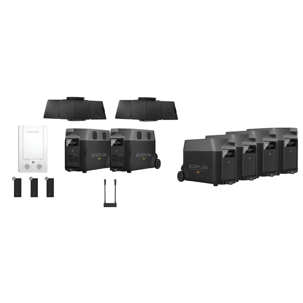 EcoFlow Smart Ecosystem: Special Bundle - 2xDELTAPro-160W-US_DELTAProPR-US_DELTAProBC-US-RM