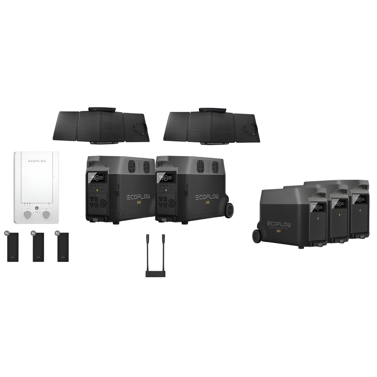 EcoFlow Smart Ecosystem: Special Bundle - 2xDELTAPro-160W-US_DELTAProPR-US_DELTAProBC-US-RM