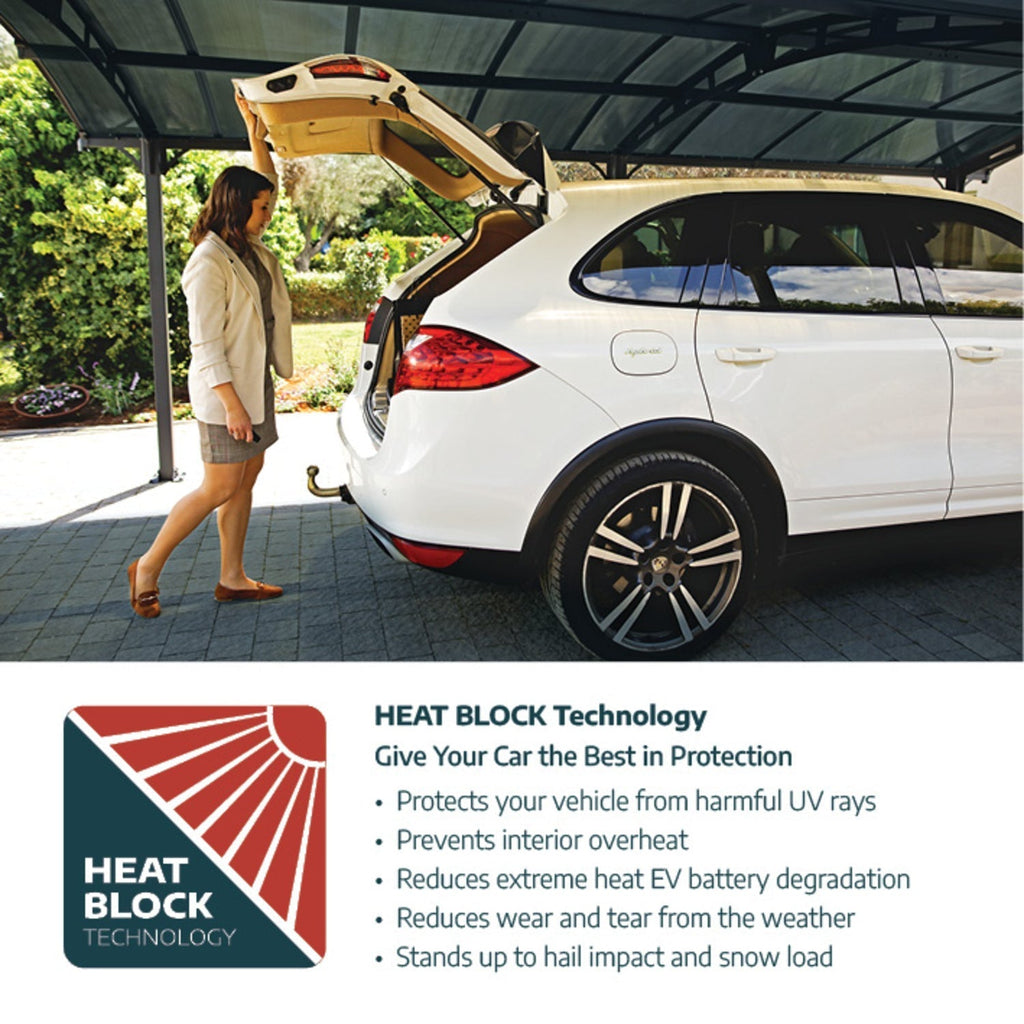 Palram - Canopia | Arcadia Alpine RV Carport 12x28x11.5 ft - HG9127