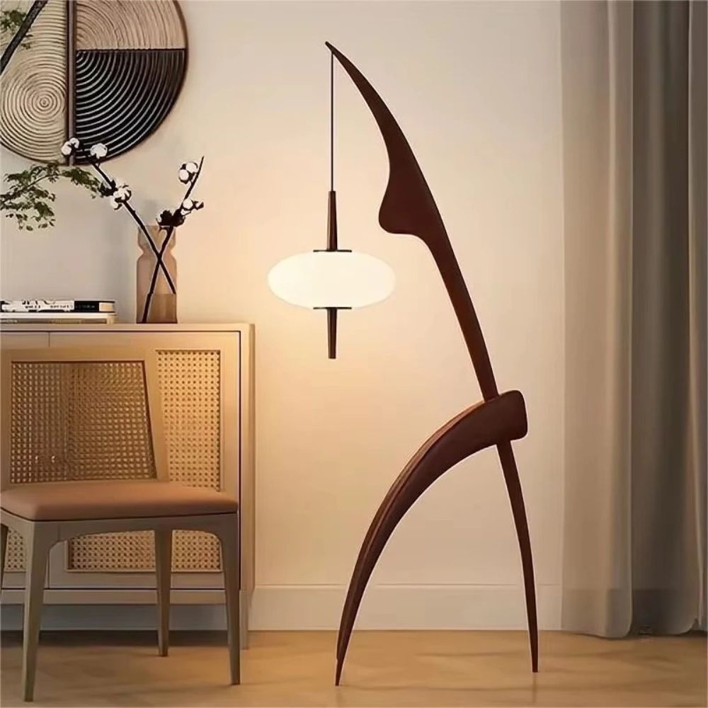Chinese Style Solid Wood Lamp