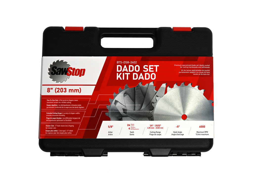 SawStop 8" Dado Set Kit - BTS-DS8-2402
