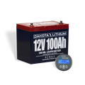 Dakota Lithium 12v 100Ah Battery Plus Victron Battery Monitor Bundle