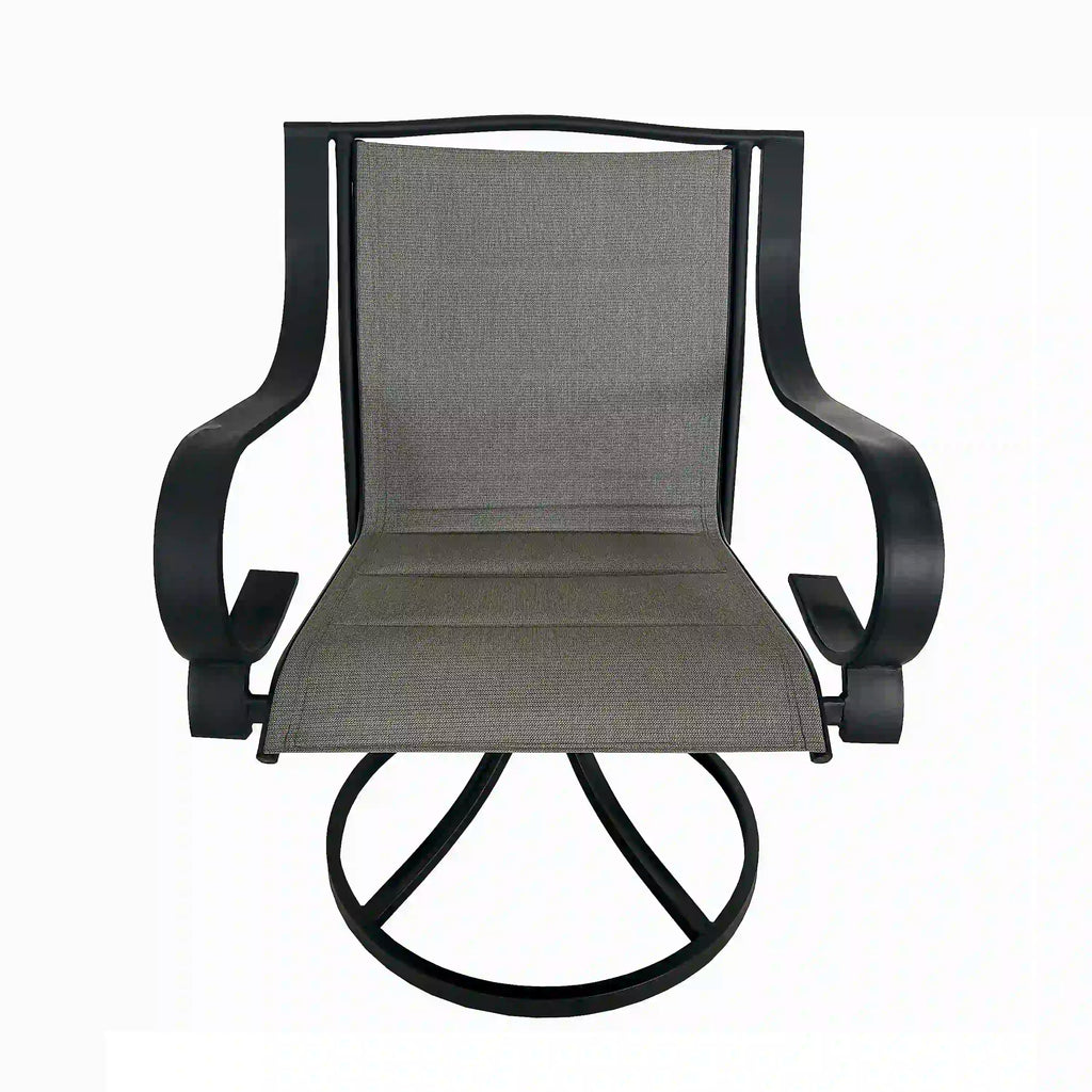 Deko Living 4 Piece Seating Outdoor Patio Dining Table and Swivel Chairs Set  - COP30705