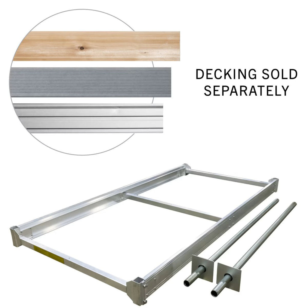 MotoAlliance Aluminum Dock Frame 8' x 4' New - DOCK_8X4