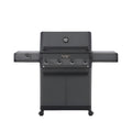 Monument Grills Eminence 425 Series | 4 Burner Fortified Propane Gas Grill in Silky Matte Black - E425