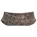 Eden Bath Deep Zen Sink - Honed Dark Emperador Marble - EB_S011DE-H