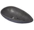 Eden Bath Pod Shaped Vessel Sink in Honed Lava Stone - EB_S024LS-H